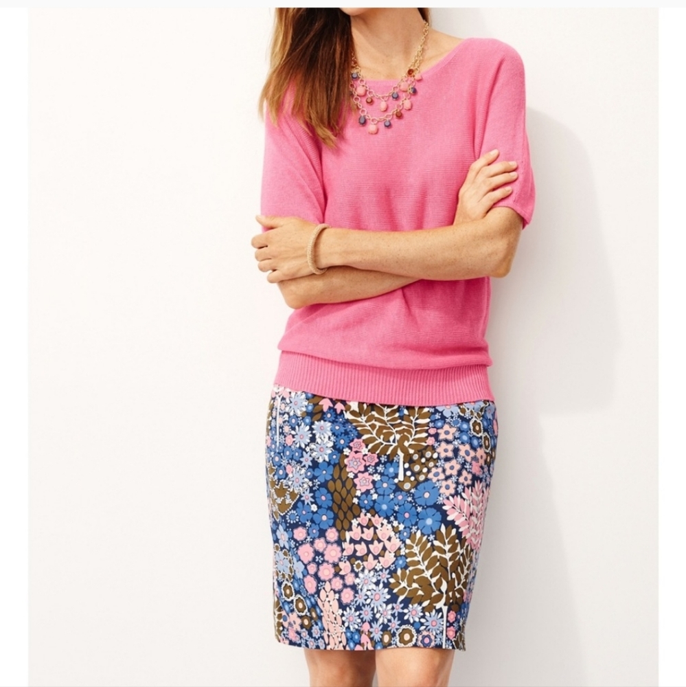 Talbots A-line Twill Skirt